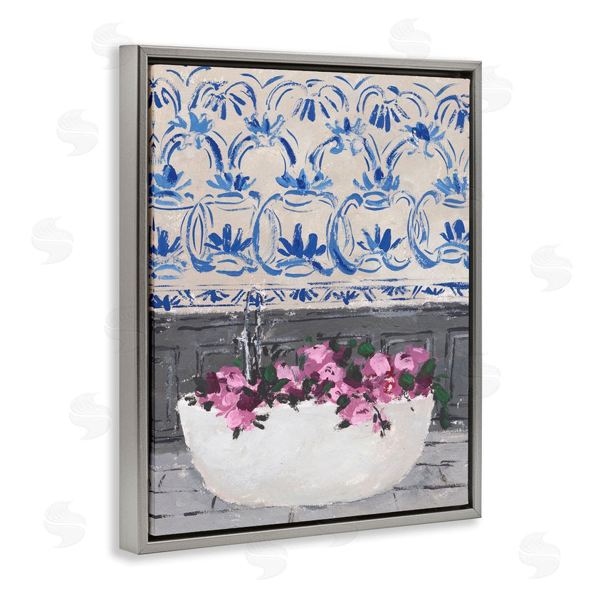 Melissa Wang | Flowers In Bath Tub Interior