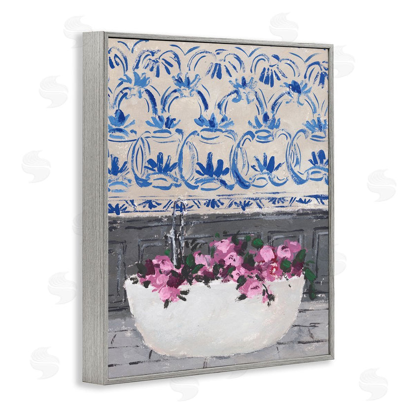 Melissa Wang | Flowers In Bath Tub Interior