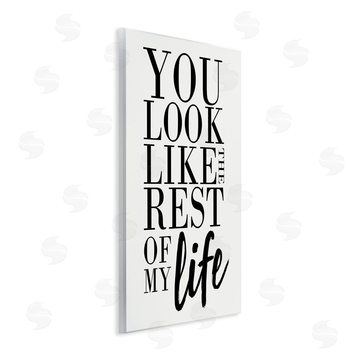 You Look Like Romantic Wood Plaque Wall Art, Home Decor by Erica Billups