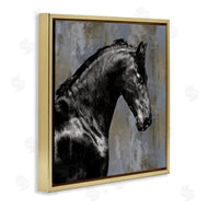 Melonie Miller | Black Stallion Horse Portrait