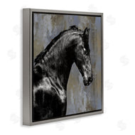 Melonie Miller | Black Stallion Horse Portrait