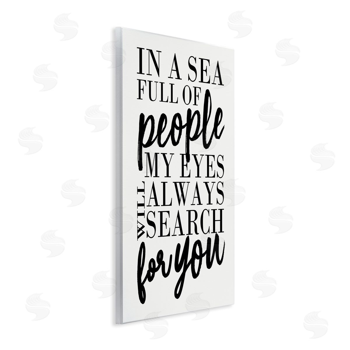 Always Search For You Romantic Wood Plaque Wall Art, Home Decor by Erica Billups