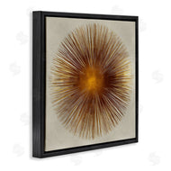 Abby Young | Radiant Gold Orb Abstract Shape