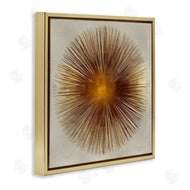 Abby Young | Radiant Gold Orb Abstract Shape