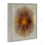 Abby Young | Radiant Gold Orb Abstract Shape