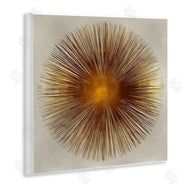 Abby Young | Radiant Gold Orb Abstract Shape