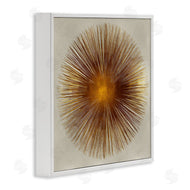 Abby Young | Radiant Gold Orb Abstract Shape