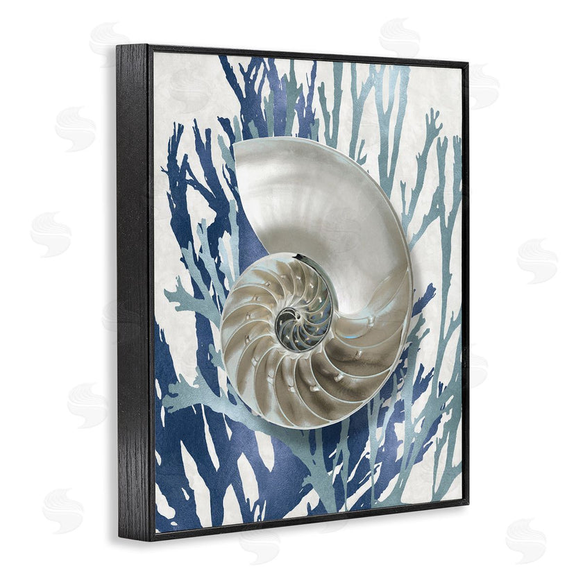 Caroline Kelly | Shell Coral Beach Blue Design