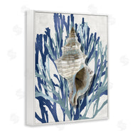 Caroline Kelly | Tower Shell Coral Blue Beach