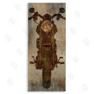 Dylan Mattews | Motorcycle Silhouette Rustic Pattern