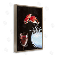 Jean-Pierre Got | Fish Leaping Into Wine Glass