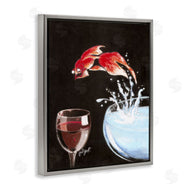 Jean-Pierre Got | Fish Leaping Into Wine Glass