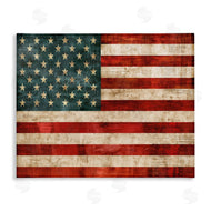 Luke Wilson | US American Flag Rustic Pattern