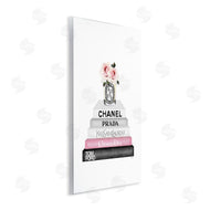 Amanda Greenwood | Pink Flower Black Bookstack