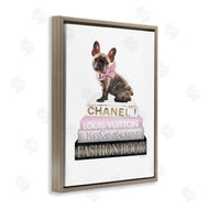 Amanda Greenwood | Pink Bow & Dog Bookstack