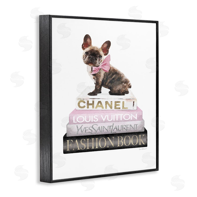 Amanda Greenwood | Pink Bow & Dog Bookstack
