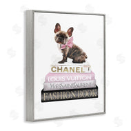 Amanda Greenwood | Pink Bow & Dog Bookstack