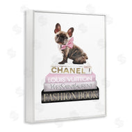 Amanda Greenwood | Pink Bow & Dog Bookstack
