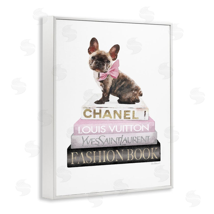 Amanda Greenwood | Pink Bow & Dog Bookstack