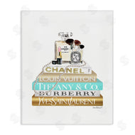 Amanda Greenwood | Gold Blue Perfume Bookstack