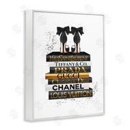 Amanda Greenwood | Black Gold White Glam Bookstack