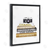 Amanda Greenwood | Camera Gold Black Bookstack