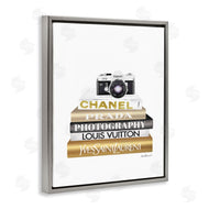 Amanda Greenwood | Camera Gold Black Bookstack