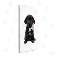 Amanda Greenwood | Black Puppy Pink Bow