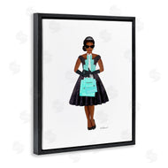 Amanda Greenwood | Woman Shopping Blue Glam Fashion