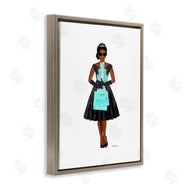 Amanda Greenwood | Woman Shopping Blue Glam Fashion