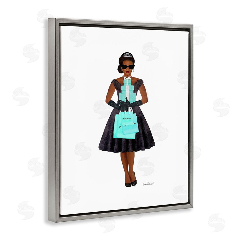Amanda Greenwood | Woman Shopping Blue Glam Fashion