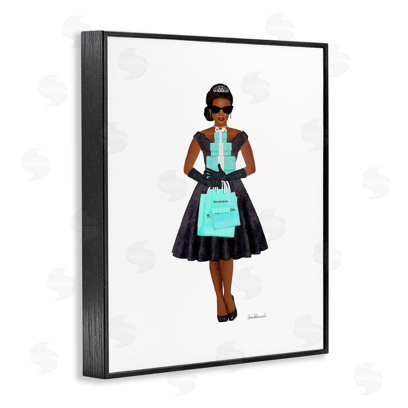 Amanda Greenwood | Woman Shopping Blue Glam Fashion