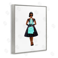 Amanda Greenwood | Woman Shopping Blue Glam Fashion