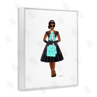 Amanda Greenwood | Woman Shopping Blue Glam Fashion