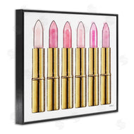 Amanda Greenwood | Pink Gold Lipstick Glam Fashion