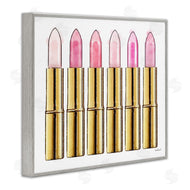 Amanda Greenwood | Pink Gold Lipstick Glam Fashion