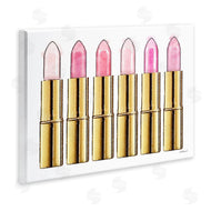 Amanda Greenwood | Pink Gold Lipstick Glam Fashion