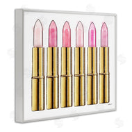 Amanda Greenwood | Pink Gold Lipstick Glam Fashion