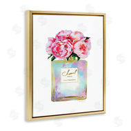 Amanda Greenwood | Pink Gold Flower Perfume Fashion
