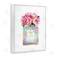 Amanda Greenwood | Pink Gold Flower Perfume Fashion