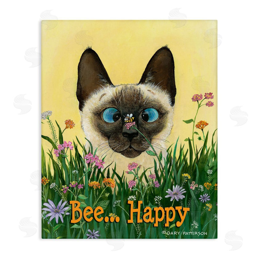 Gary Patterson | Bee Happy Funny Cat Pet