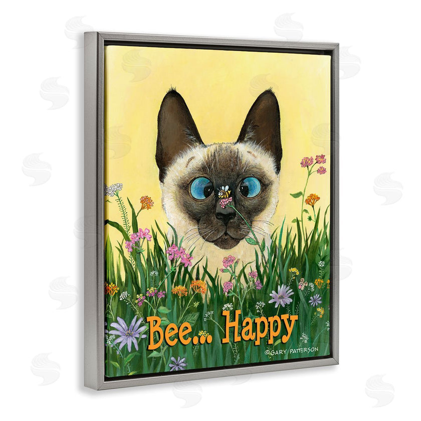 Gary Patterson | Bee Happy Funny Cat Pet