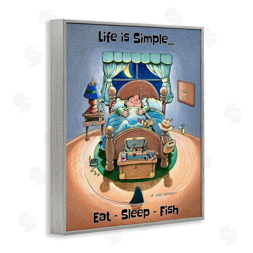 Gary Patterson | Eat Sleep Fish Funny Sports