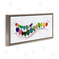 Maria Carluccio | Rainbow Inchworms Cute Painting