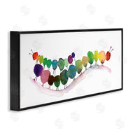 Maria Carluccio | Rainbow Inchworms Cute Painting