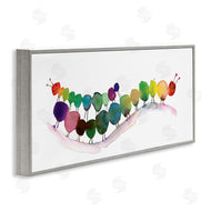 Maria Carluccio | Rainbow Inchworms Cute Painting