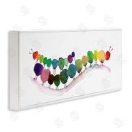 Maria Carluccio | Rainbow Inchworms Cute Painting