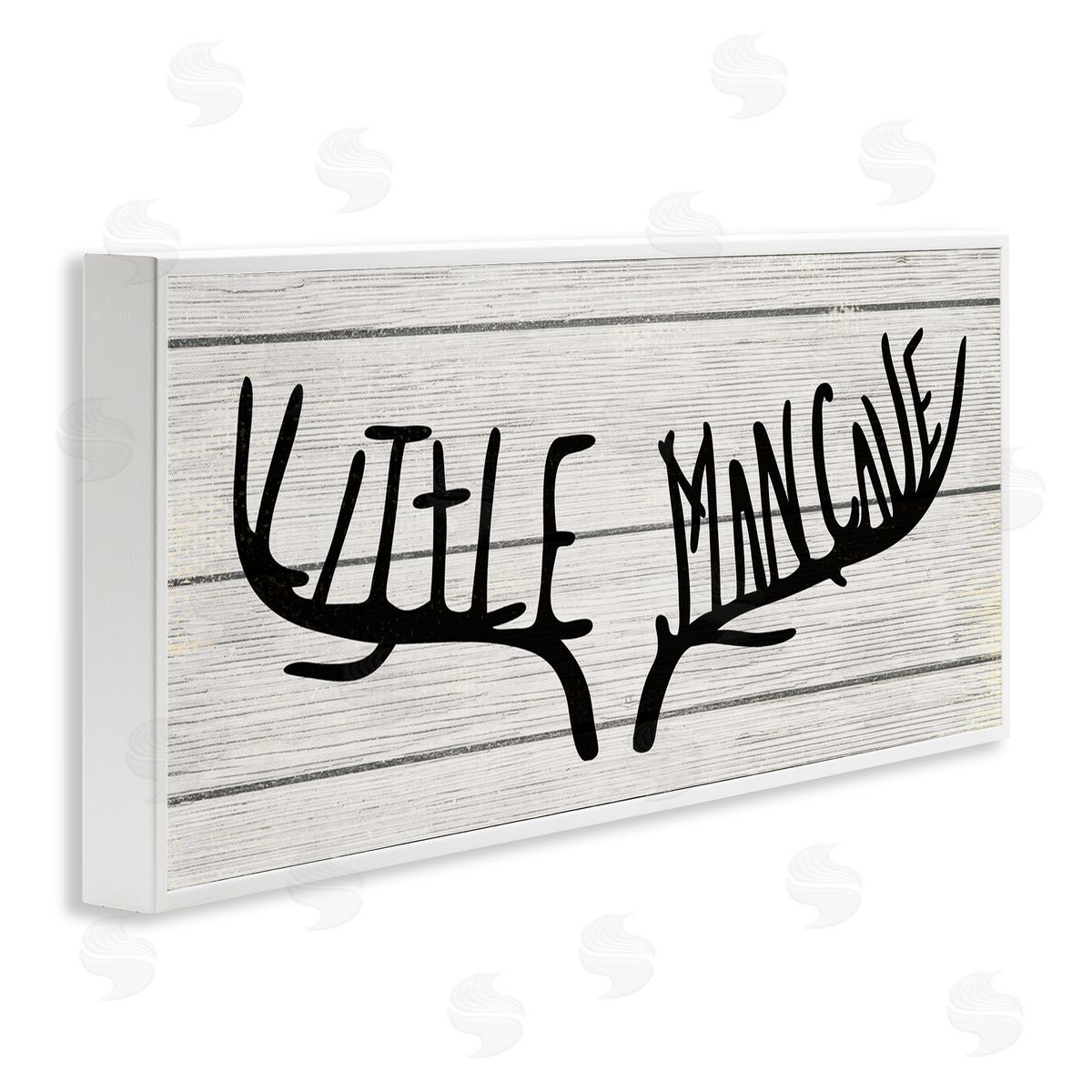 Little Man Cave Farmhouse White Frame Print Wall Art, Home Decor by Stupell Studio