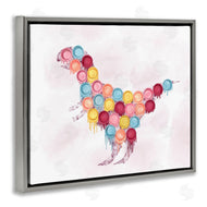 Ziwei Li | Dinosaur Paint Cups Pink