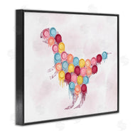 Ziwei Li | Dinosaur Paint Cups Pink